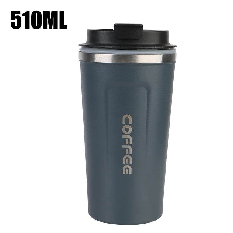 Thermo Cafe Double Stainless Steel Coffee Mug Leak-Proof Travel Cup 380/510ML