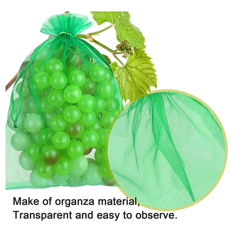 Fruit Protection Netting Bags | Reusable Organza Mesh for Pest & Bird Control