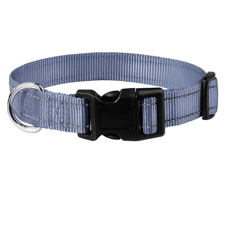 10 Colors Pet Dog Collar Nylon Neck Collar Small Medium Large Dog Chihuahua Reflective