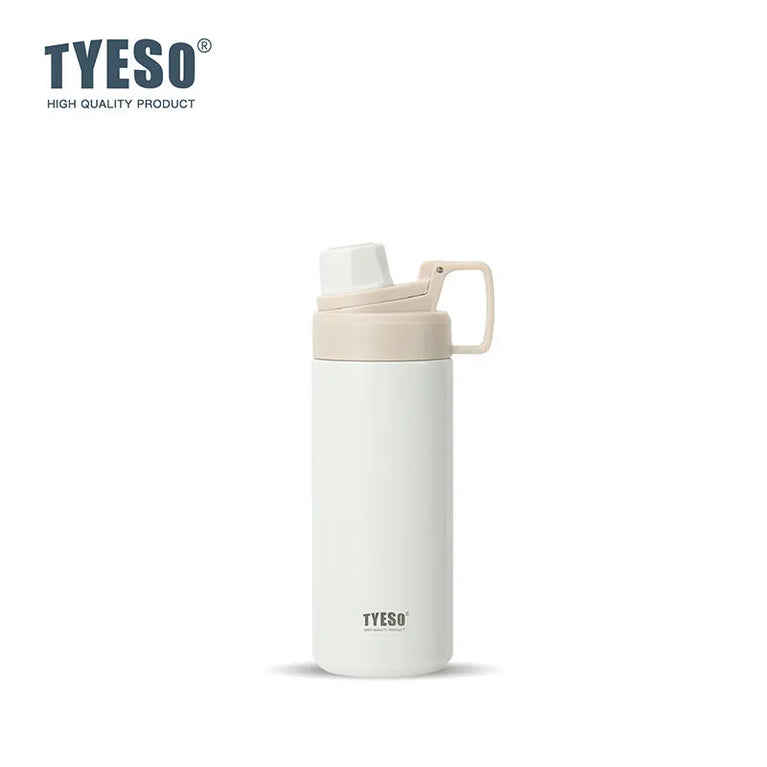 600ml Insulated Stainless Steel Water Bottle with Straw Flask