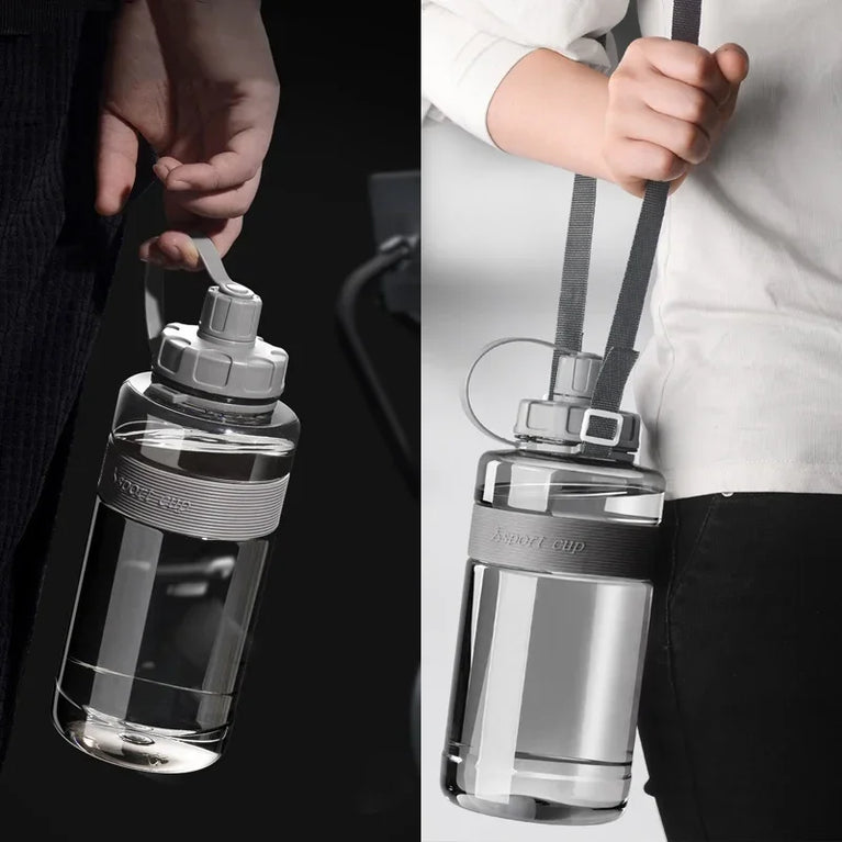 2L Large Capacity Straw Sports Waterbottle Gym School