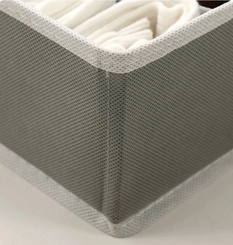 Non-Woven Underwear & Sock Organizer | Foldable Wardrobe Drawer Divider