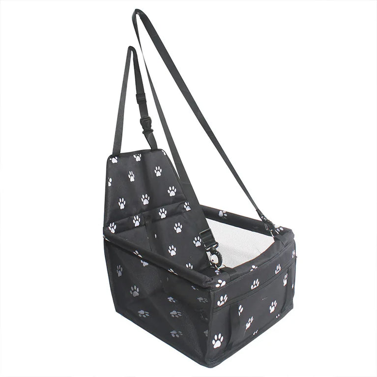 Dog Car Seat Cover Folding Hammock Pet Car Travel Booster Seat Basket