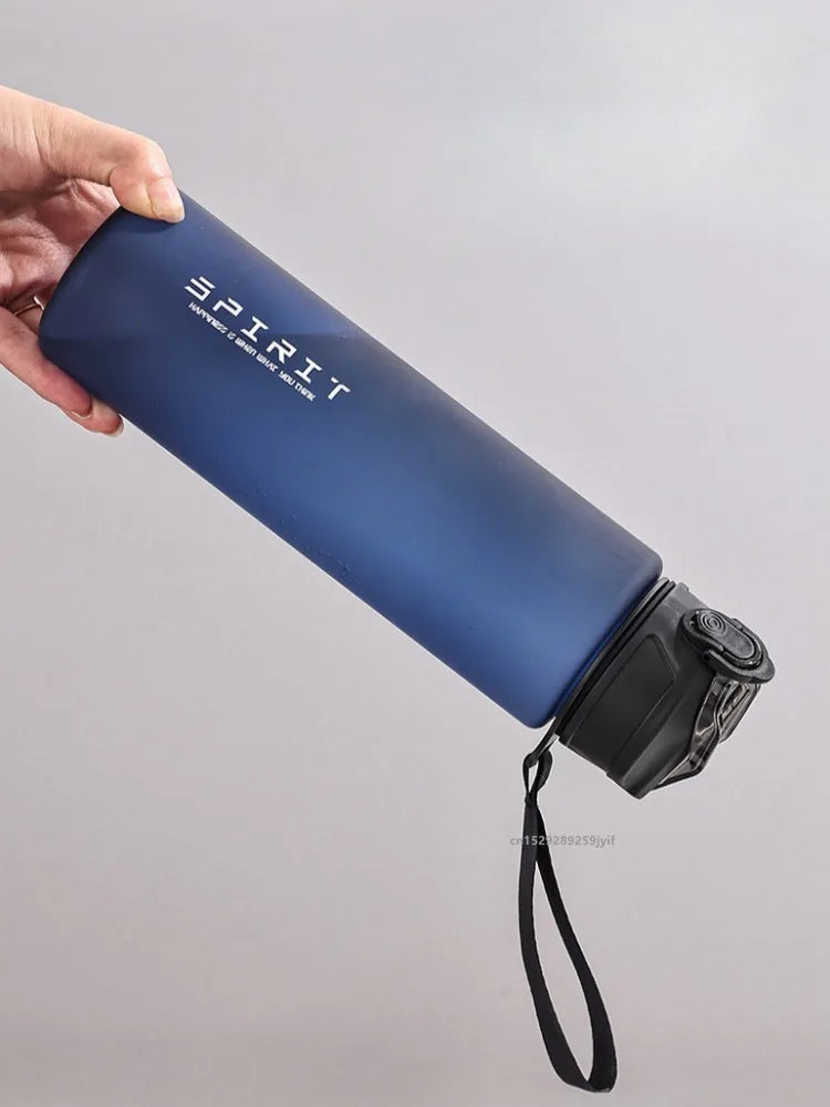 750ml Motivational Leakproof Water Bottle with Straw Large Gym Capacity