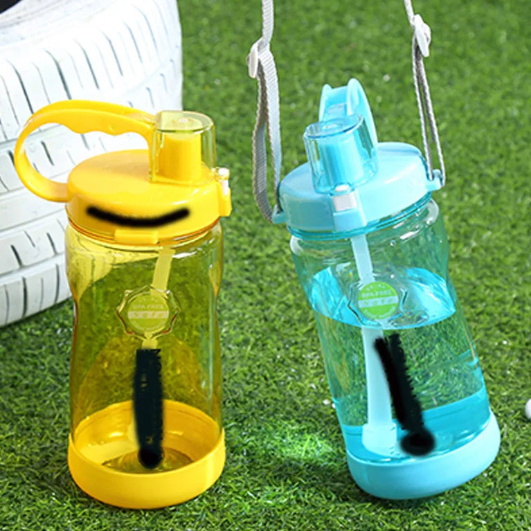 1000ML Straw Sports Waterbottle Tritan Gym Hiking Fitness Bottle