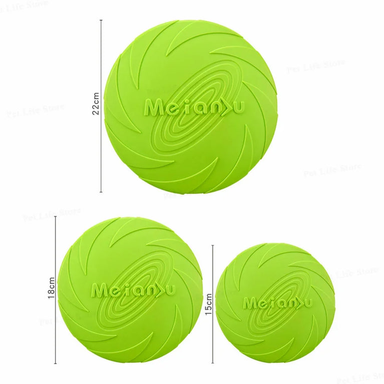 Bite Resistant Flying Disc Dog Toy for Puppy Training Outdoor Game