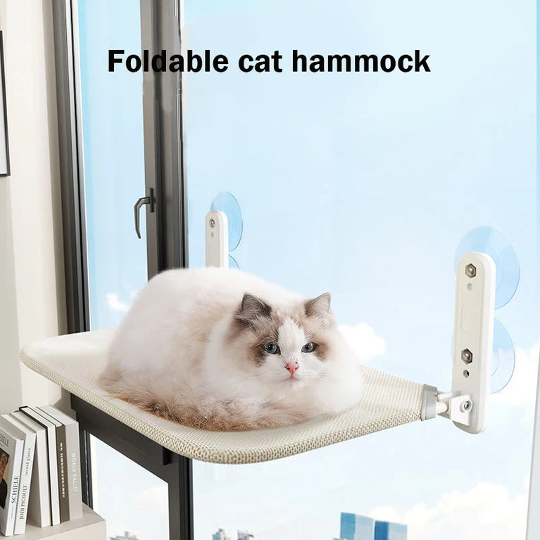 Foldable Cat Window Hammock Breathable Window Suction Cup Cat Bed 10KG