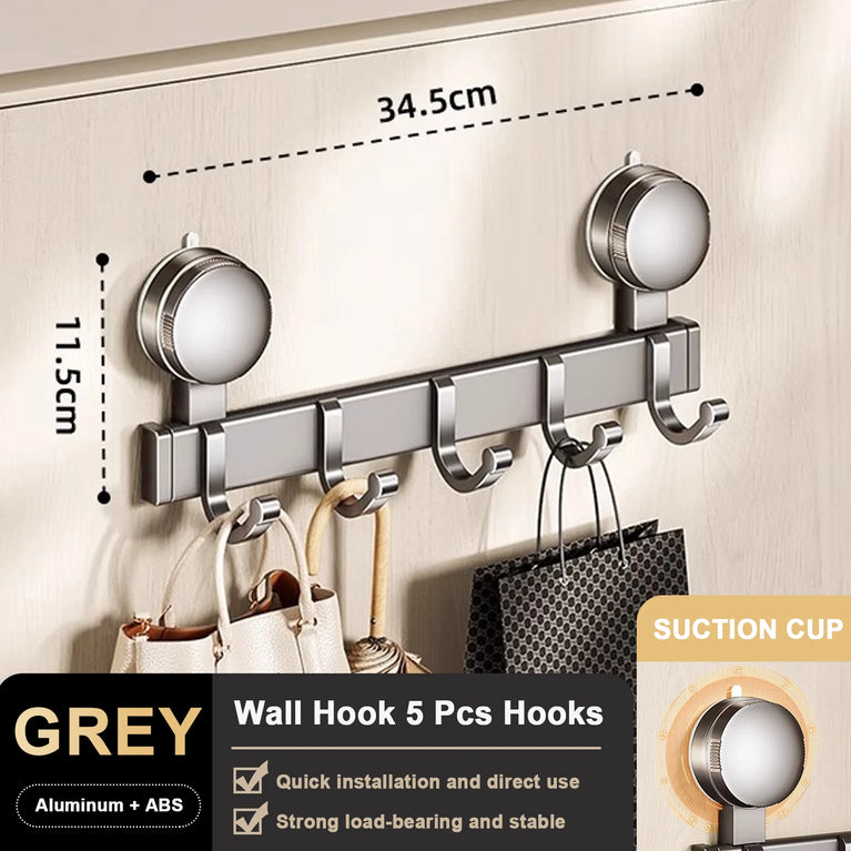 Suction Cup Bathroom Hooks Towel Hanger Nail Wall Rack Hooks Coat Clothes Holder for Bathroom Kitchen Accessories