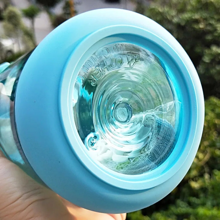 1000ML Straw Sports Waterbottle Tritan Gym Hiking Fitness Bottle