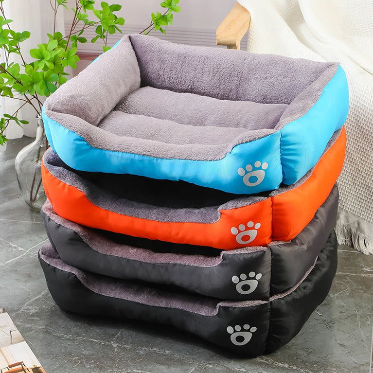 Soft Square Waterproof Large Dog Sofa Winter Warm Elastic Cushion Bed