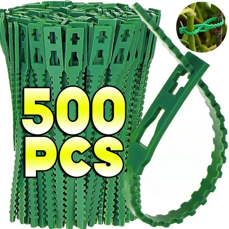 Reusable Garden Cable Ties | Adjustable Plant & Shrub Support Fasteners