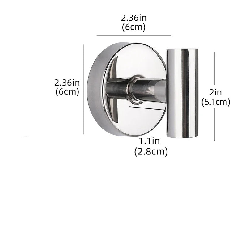 Bathroom Vacuum Suction Cup Hooks Towel Robe Holder Rack Stainless Steel Hook Hanger For Shower Glass Self Adhesive Wall Hooks