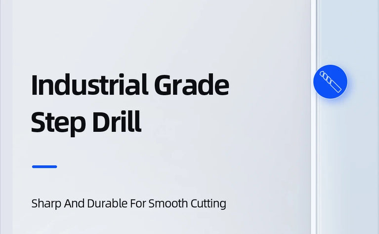 Titanium Step Drill Bit Set | High-Speed Stepped Conical Stage Drills