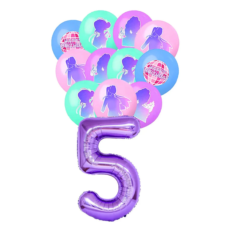 Disposable Party Tableware Set for Birthday Party Decoration