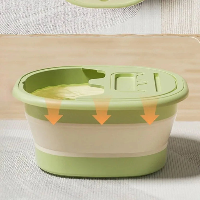 Portable Foldable Foot Bath Tub | Space-Saving Adult Foot Soak & Massage Basin