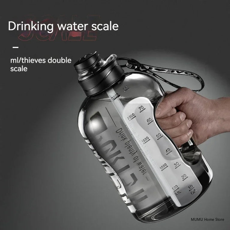 Large Capacity Sports Waterbottle 5L Gym Cycling Camping Fitness Drinking Bottle