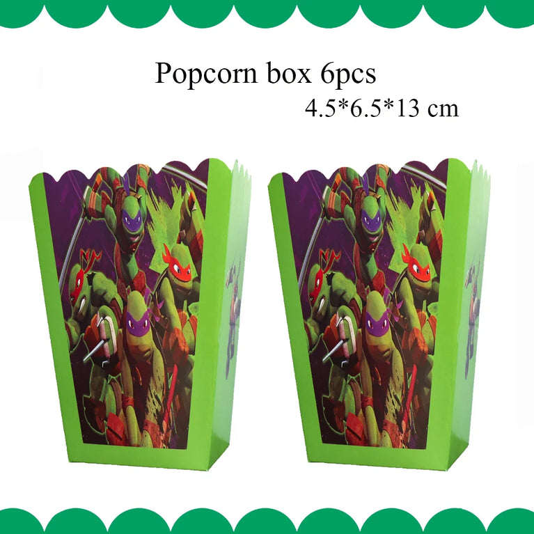 Decoration Birthday Turtlei Disposable Tableware Set Party
