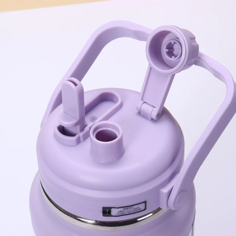 Large Steel Vacuum Insulated Water Tumbler 2000/2500ml Leakproof