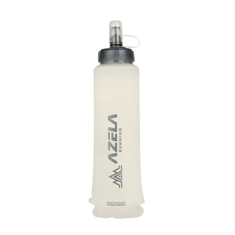 250/500ml Folding Soft Sport Water Bottle Portable Lightweight Camping Running Hydration Bag