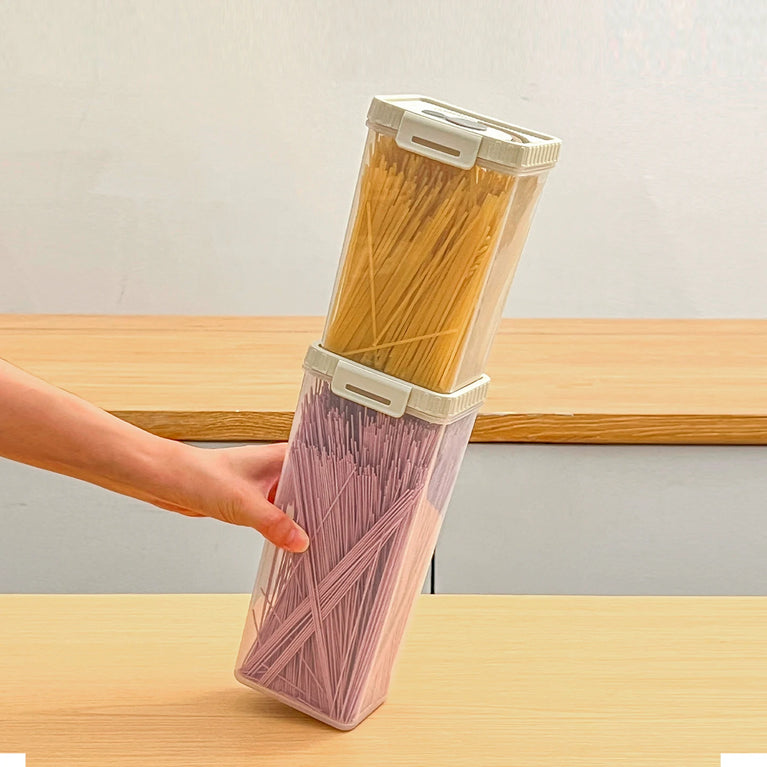 Noodles Sealed Storage Box with Handle | Moisture-Proof Airtight Pasta Container