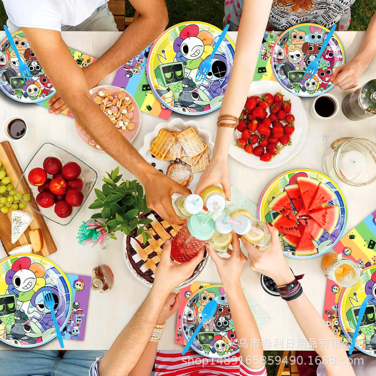 Dandy’s World Theme Party Collection | Comprehensive Event Decor & Tableware