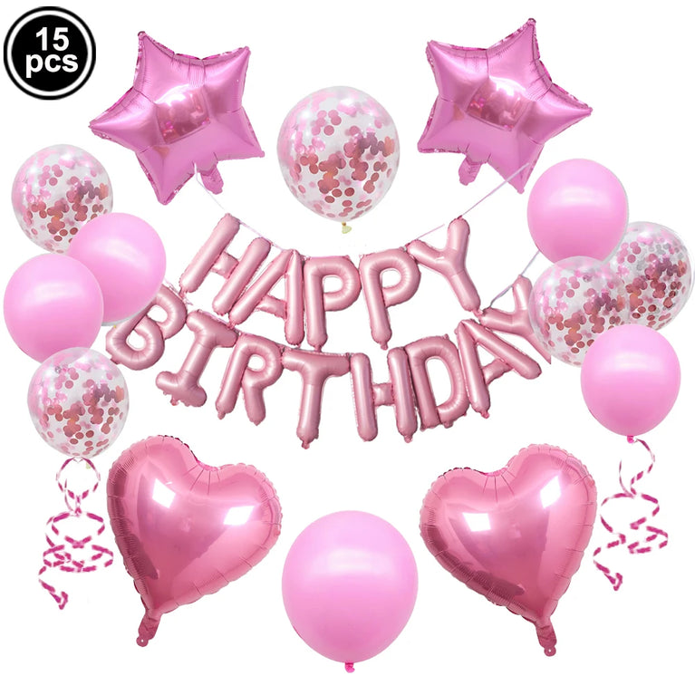 Solid Light Pink Girls Birthday Party Disposable Tableware Set Cups Plates