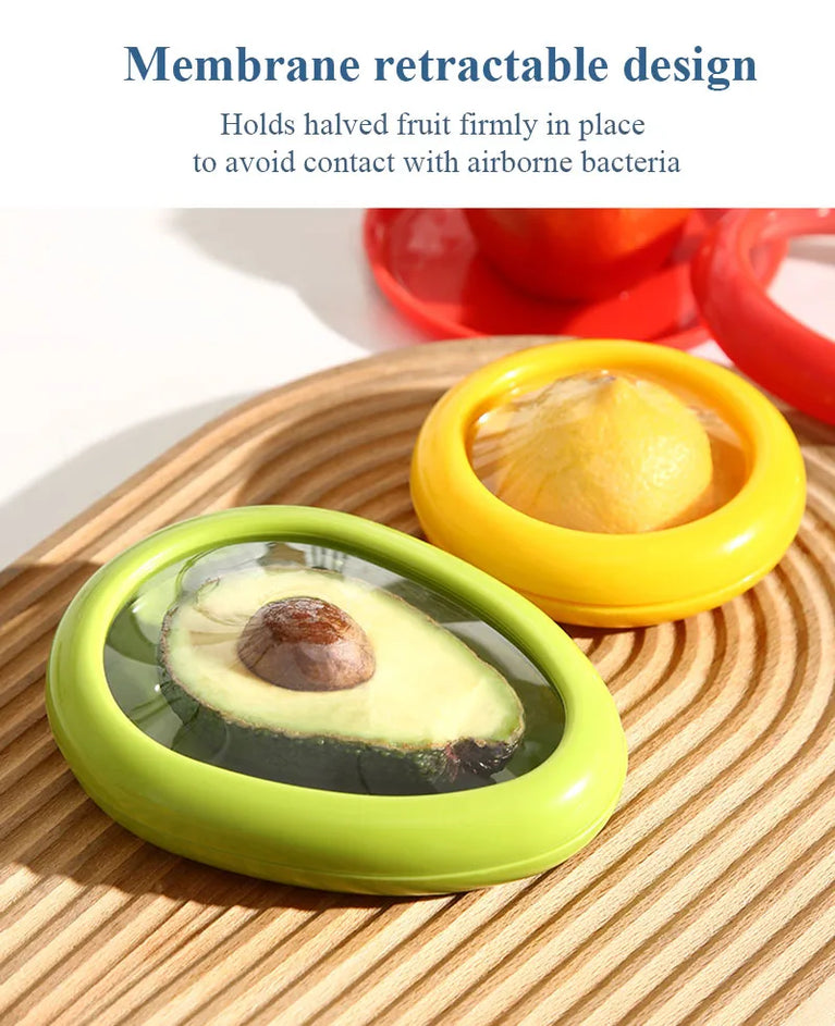 Fruit Vegetable Airtight Fresh Storage Box Lemon Tomato Avocado Preservation Seal Cover