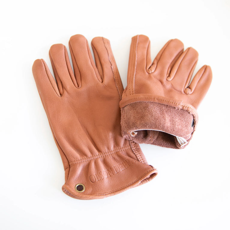 Heavy Duty Cowhide Leather Gardening Gloves Thorn Resistant Work