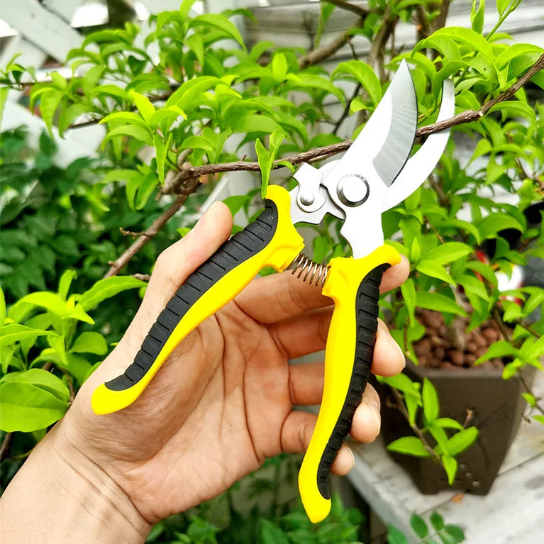 Easy Use Metal Garden Scissors Hand Pruners Tree Pruner Tool