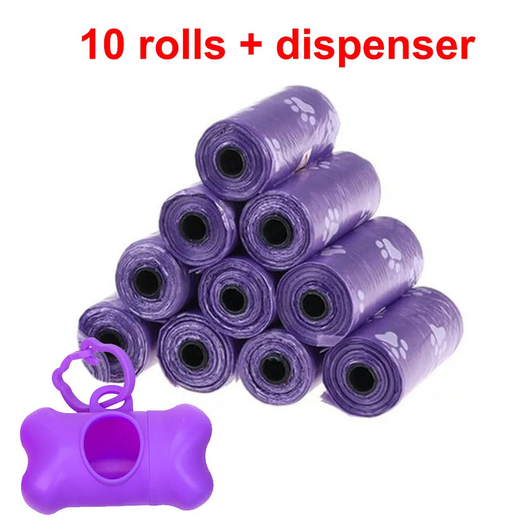 10 Roll Biodegradable Dog Poop Bags Compostable Waste Bags