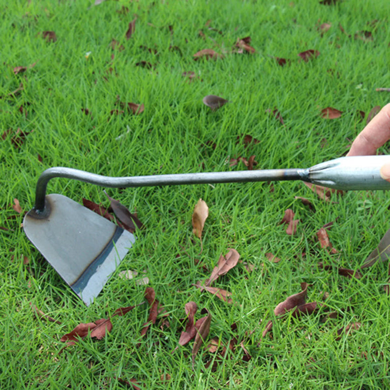 Dual-Purpose Hardened Weeding Hoe | Carbon Steel Gardening Hook