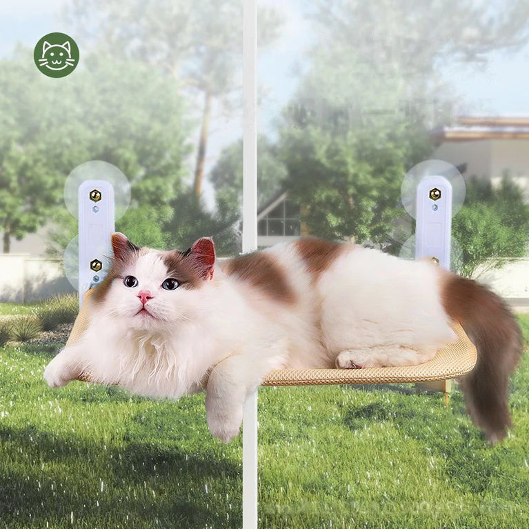 Foldable Cat Window Hammock Breathable Window Suction Cup Cat Bed 10KG