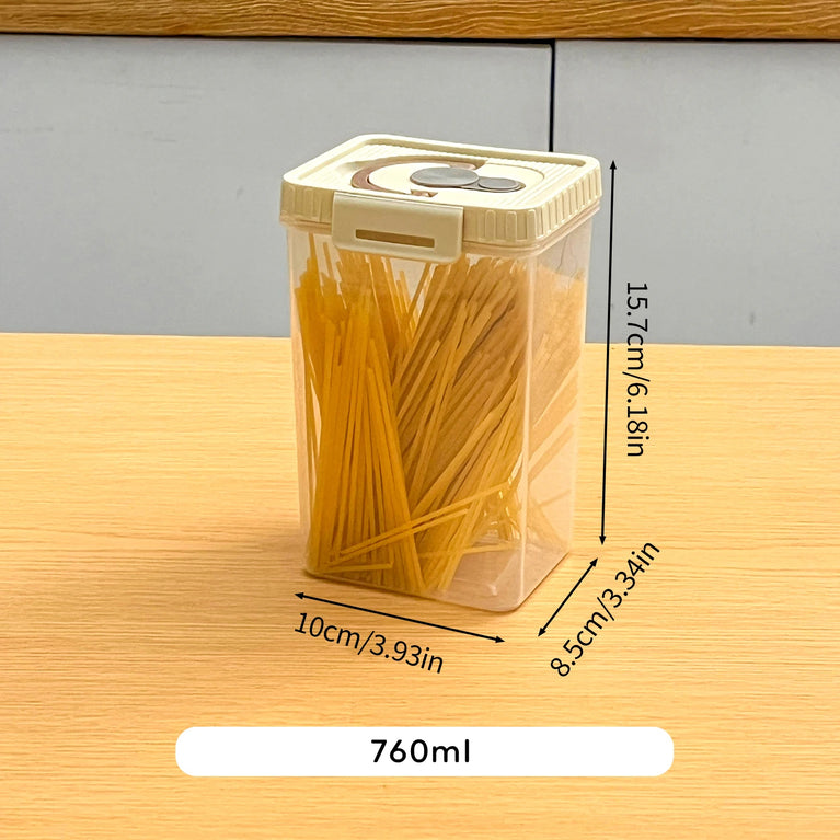 Noodles Sealed Storage Box with Handle | Moisture-Proof Airtight Pasta Container