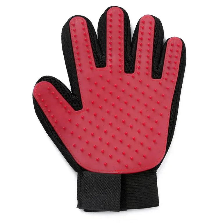 Silicone Cat Grooming Gloves Hair Removal Brush Mitt Tool
