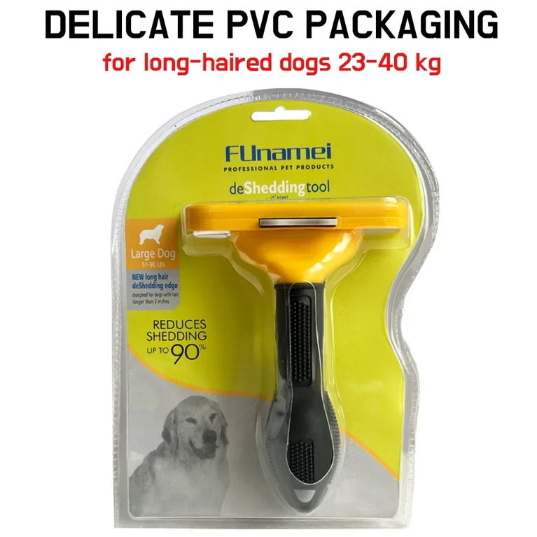 Pet Hair Remover Deshedding Brush Dog Cat Grooming Comb Tool
