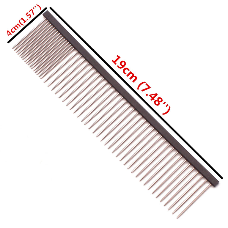 Pet Grooming Combs Aluminum Alloy Brush Professional Dog Comb