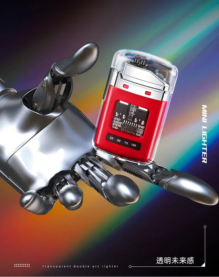 Electric Double Arc USB Plasma Lighter | Windproof Rechargeable Outdoor Tool