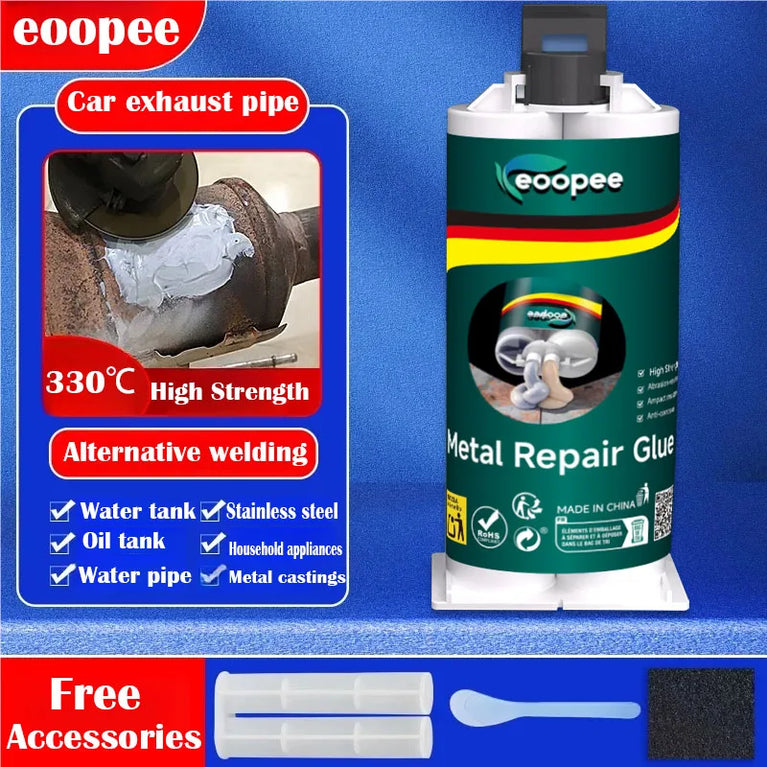 High-Strength Metal Repair Glue | Heat-Resistant AB Epoxy Adhesive & Sealant