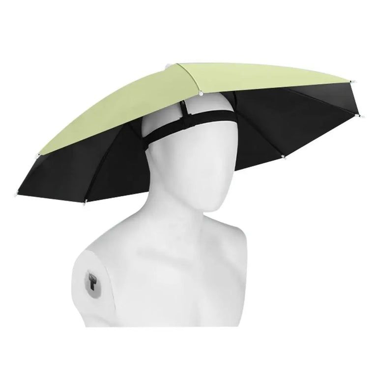 Foldable Head Umbrella Hat | Hands-Free Sun & Rain Protection