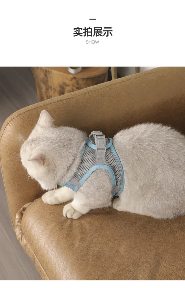 Dog Harness Leash Set Small Dogs Chihuahua Frenchie No Pull Vest