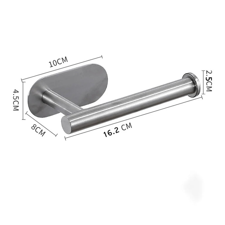 Stainless Steel Paper Towel Holder | Multi-Function Wall Mount & Under Cabinet Rack