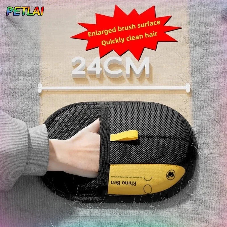 Electrostatic Pet Hair Removal Brush | Reusable Dedusting Tool for Upholstery