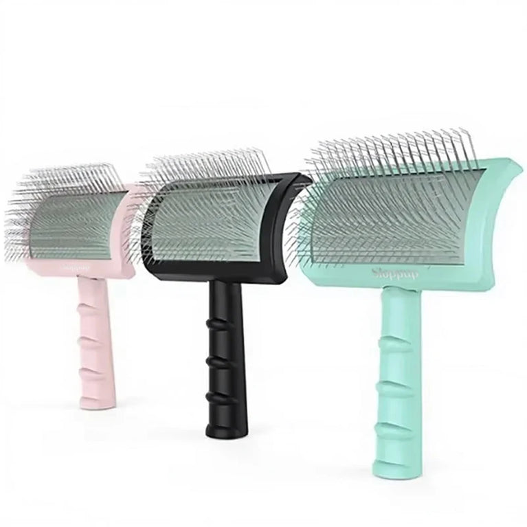 Dog Grooming Comb Shedding Hair Remove Needle Brush Slicker Massage Tool