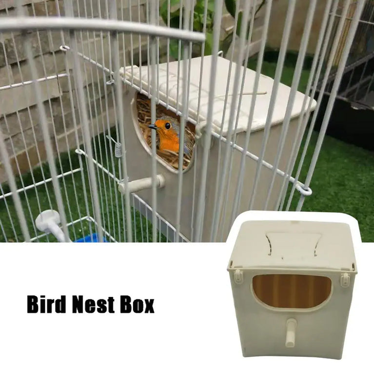 Breeding Bird Nest Box | Removable High-Quality Plastic Nesting House