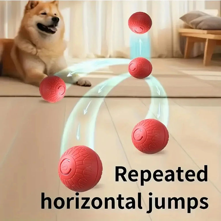 Smart Interactive Dog Toy Ball | Automatic Bouncing Rolling Toy