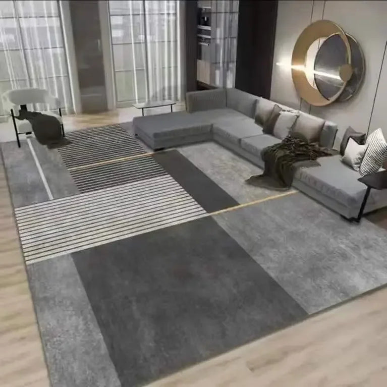 Geometric Non-Slip Washable Area Rugs for Living Room and Home
