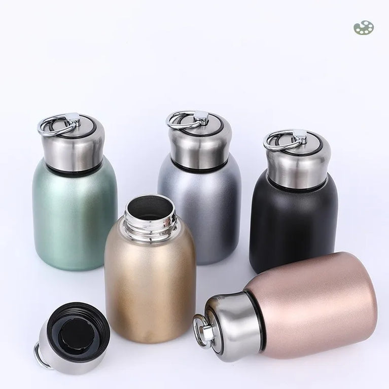 Mini Portable 300ml Thermos Flask Vacuum Insulated Travel Mug for Kids