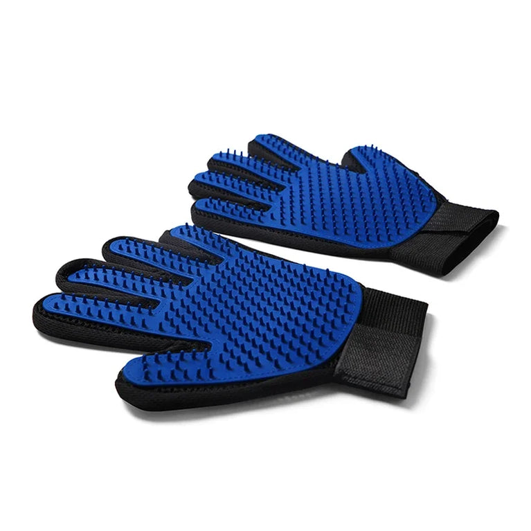 Silicone Cat Grooming Gloves Hair Removal Brush Mitt Tool