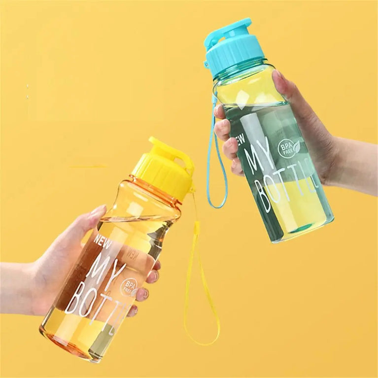 550ML Travel Sport Multi-Color Water Bottle Plastic Water Cup