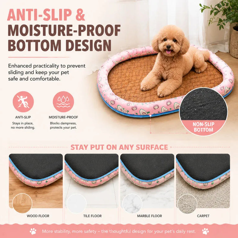 Summer Cooling Pet Mat Dog Crate Mattress Comfortable Bed Pad